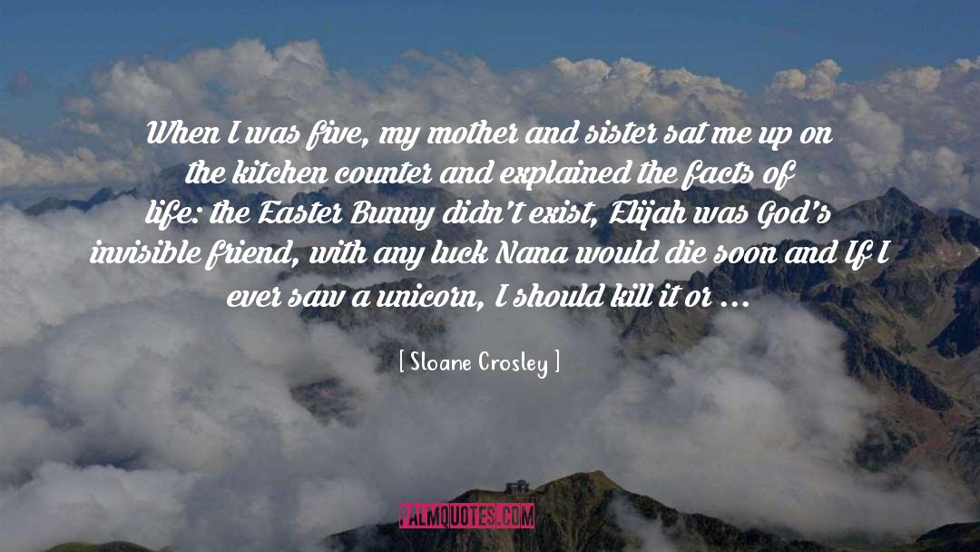 Sloane Crosley Quotes: When I was five, my