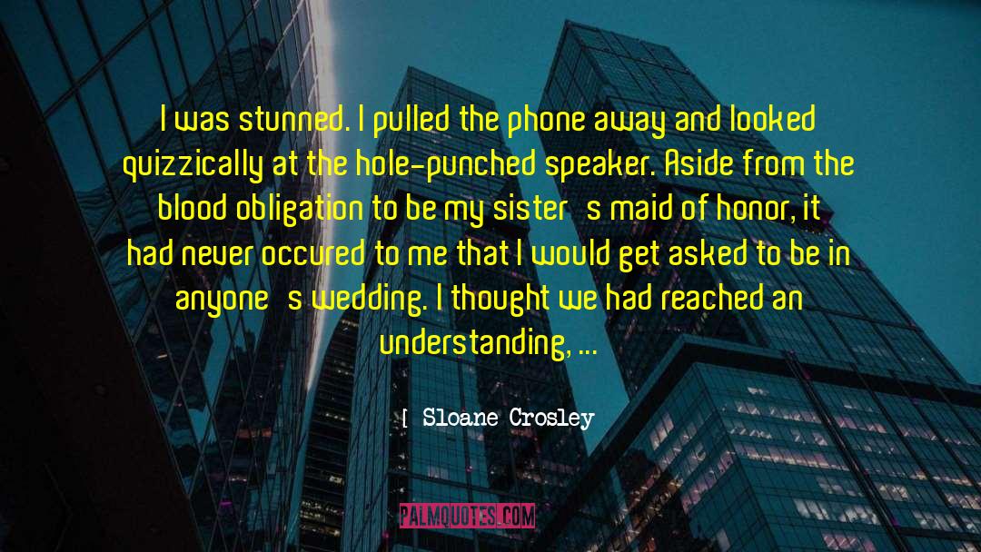 Sloane Crosley Quotes: I was stunned. I pulled