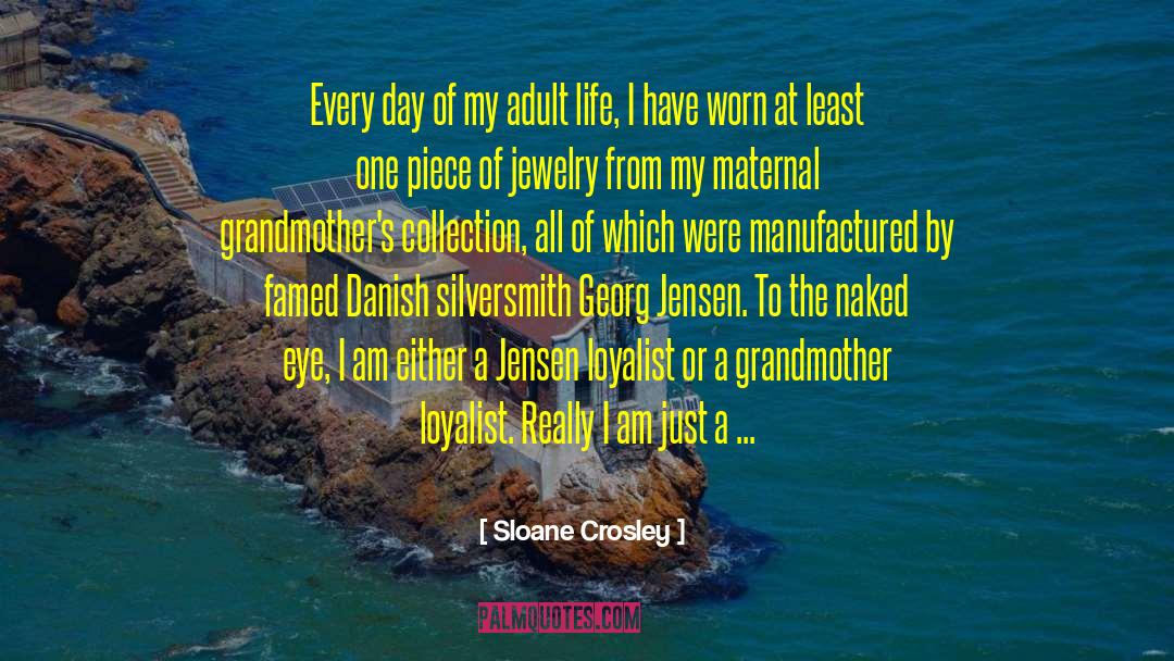 Sloane Crosley Quotes: Every day of my adult