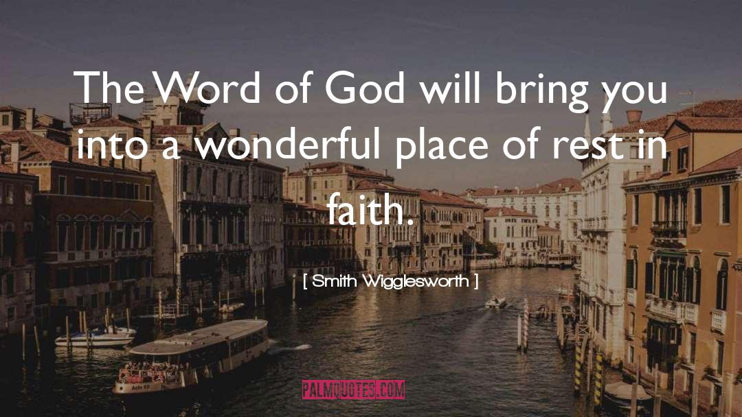 Smith Wigglesworth Quotes: The Word of God will