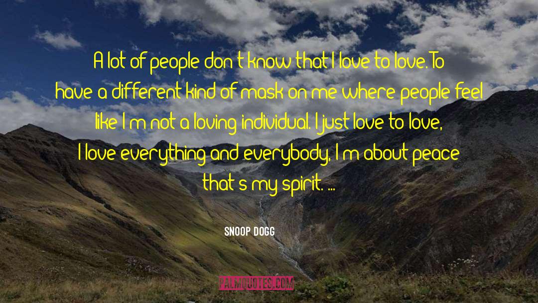 Snoop Dogg Quotes: A lot of people don't