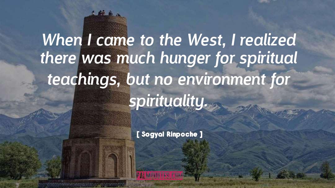 Sogyal Rinpoche Quotes: When I came to the