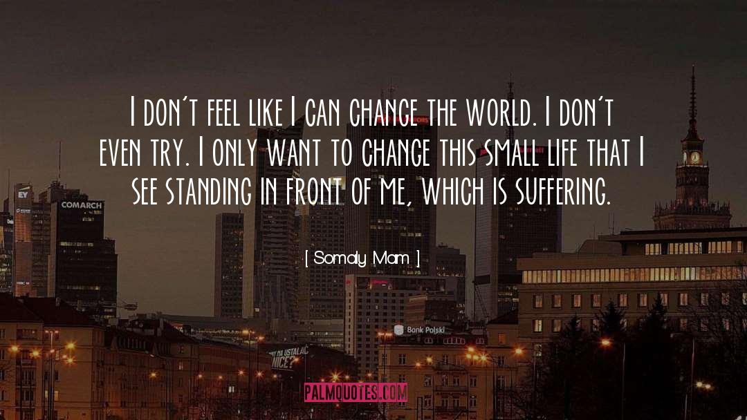 Somaly Mam Quotes: I don't feel like I