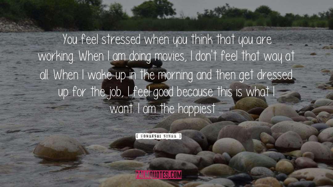 Sonakshi Sinha Quotes: You feel stressed when you