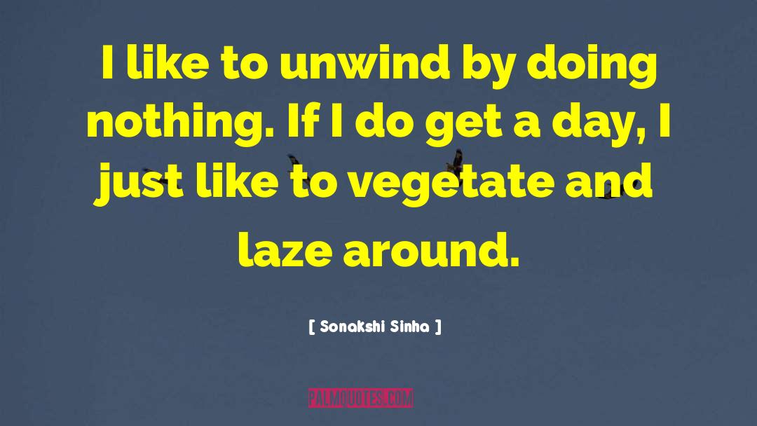 Sonakshi Sinha Quotes: I like to unwind by