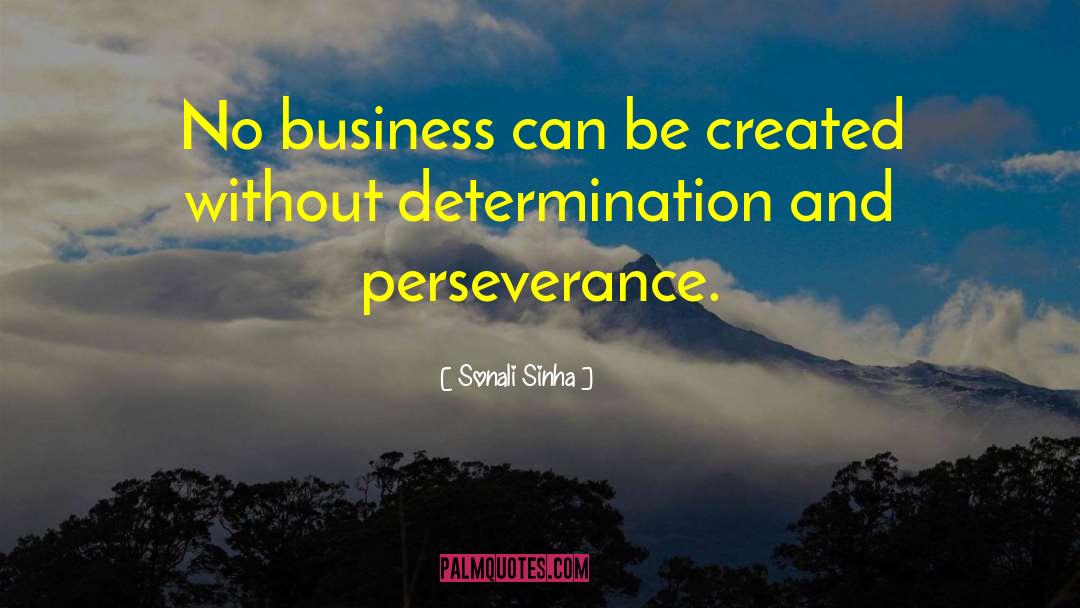 Sonali Sinha Quotes: No business can be created