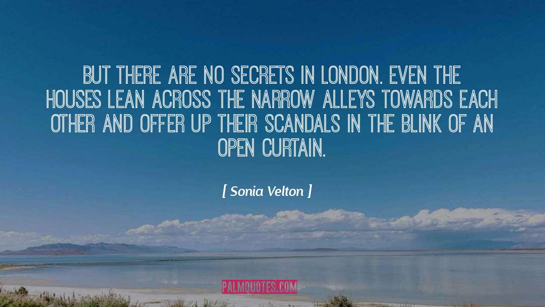 Sonia Velton Quotes: But there are no secrets