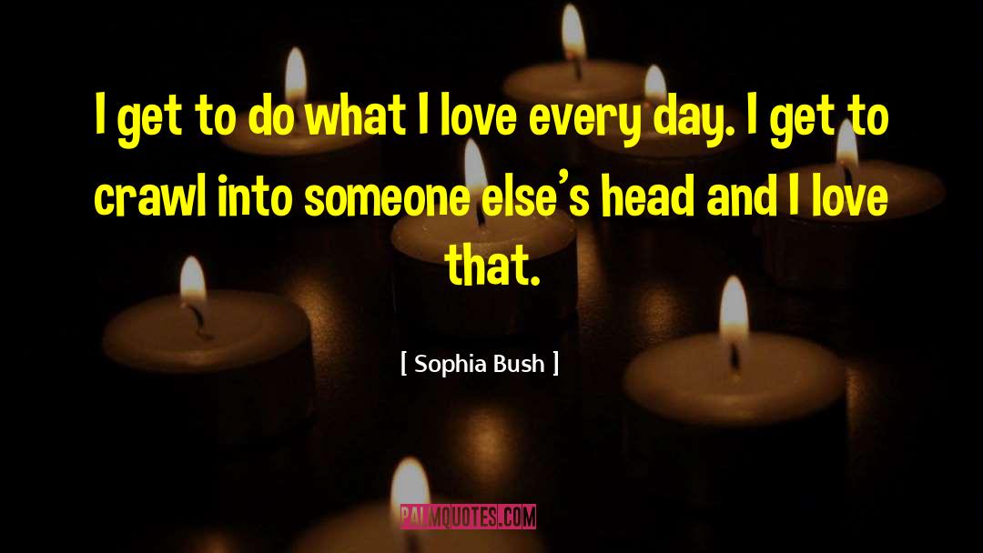 Sophia Bush Quotes: I get to do what
