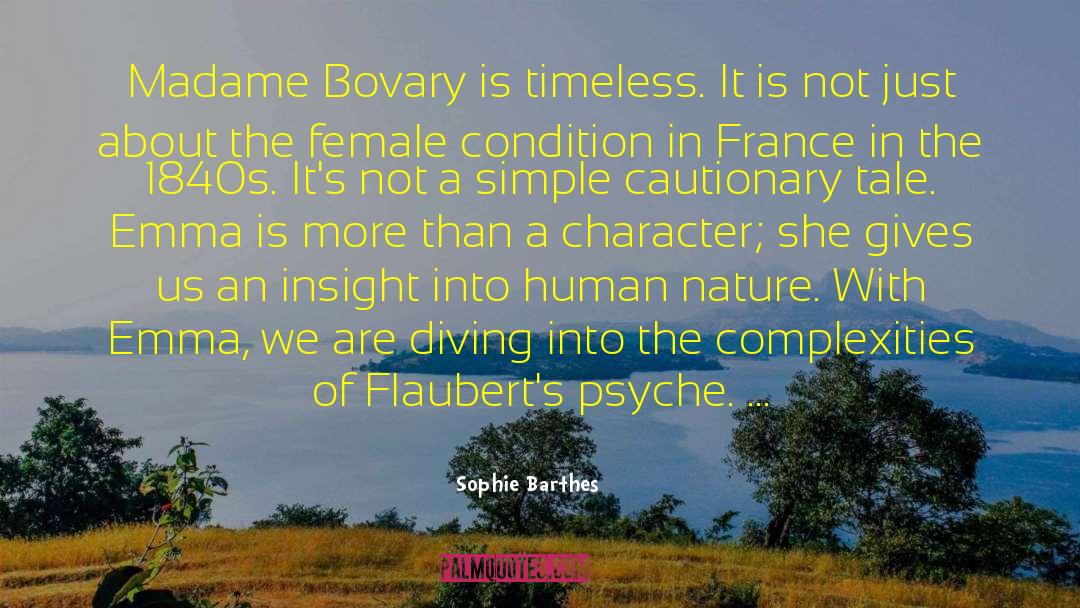 Sophie Barthes Quotes: Madame Bovary is timeless. It