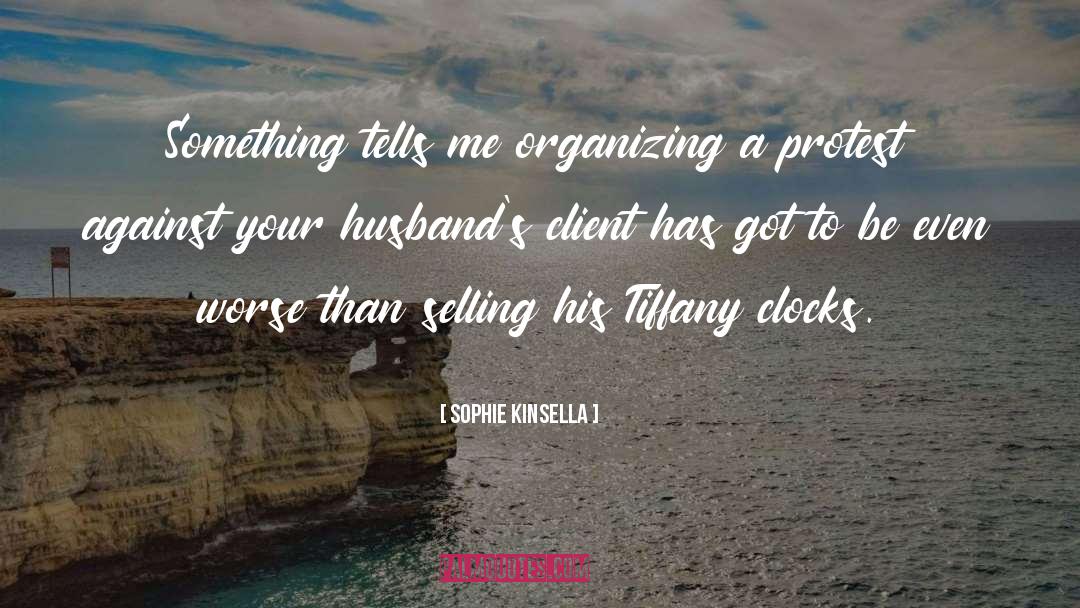 Sophie Kinsella Quotes: Something tells me organizing a