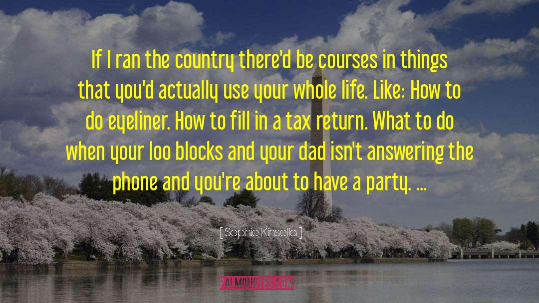 Sophie Kinsella Quotes: If I ran the country