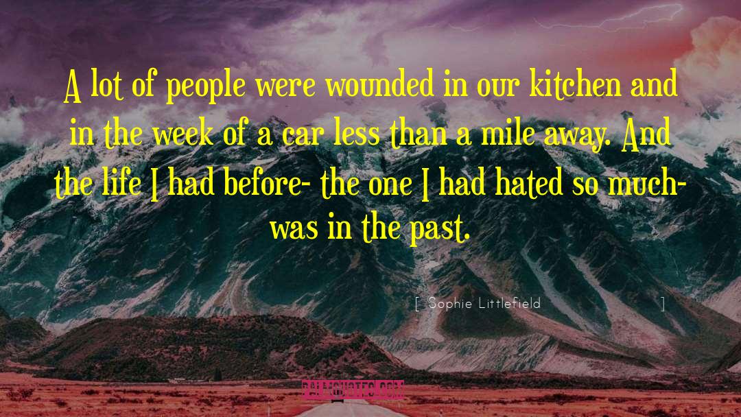 Sophie Littlefield Quotes: A lot of people were