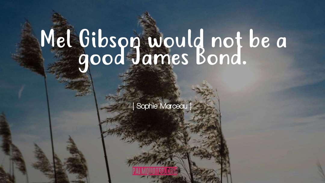 Sophie Marceau Quotes: Mel Gibson would not be