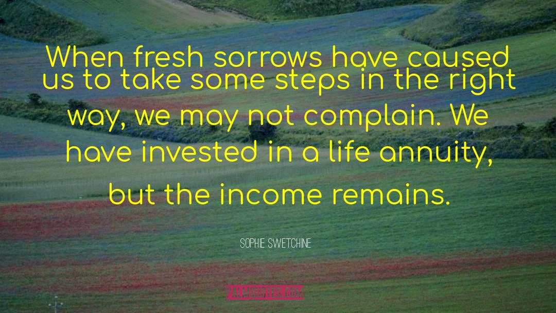 Sophie Swetchine Quotes: When fresh sorrows have caused