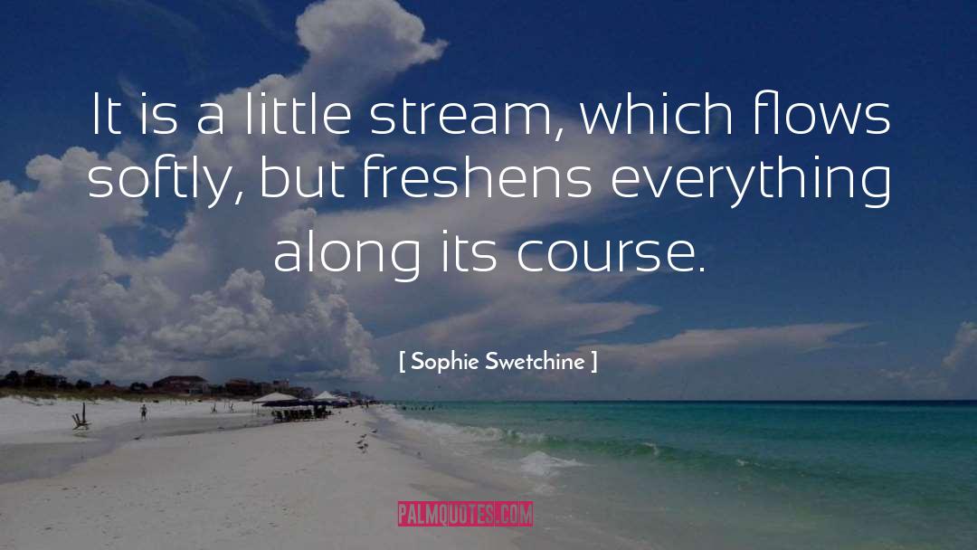 Sophie Swetchine Quotes: It is a little stream,