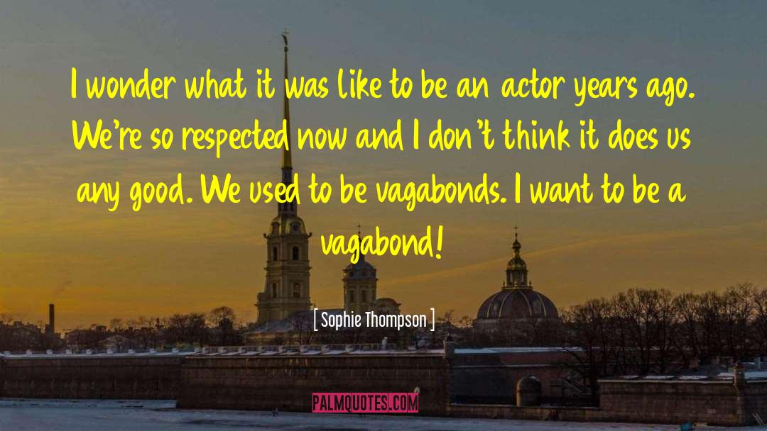 Sophie Thompson Quotes: I wonder what it was