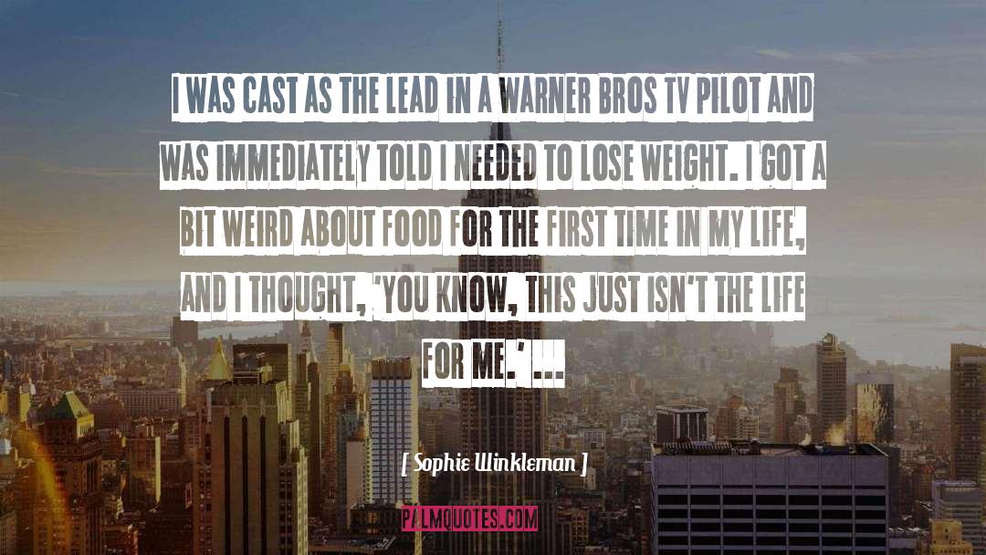 Sophie Winkleman Quotes: I was cast as the