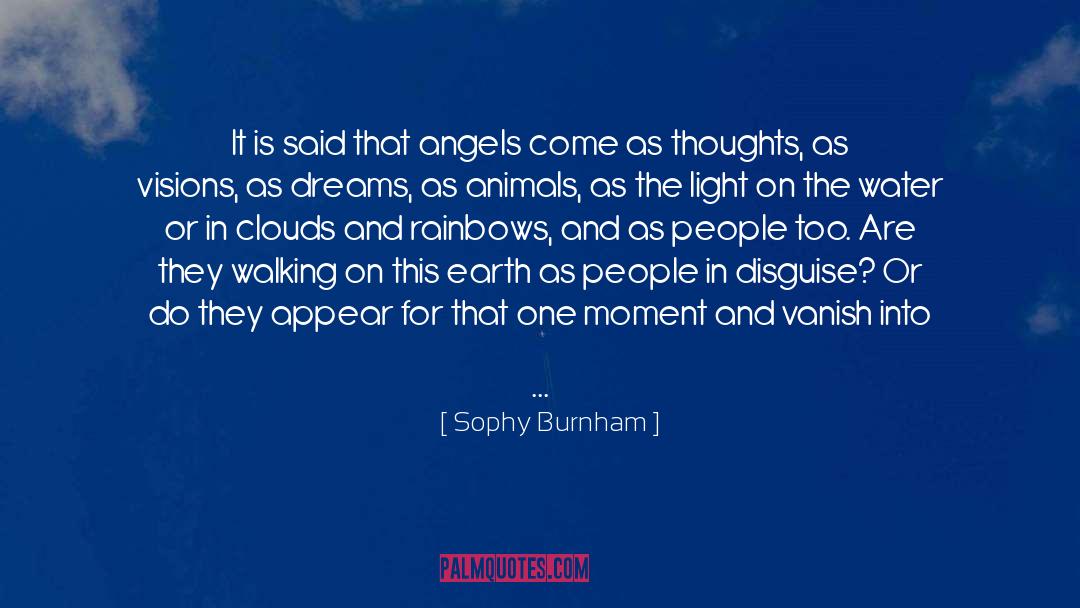 Sophy Burnham Quotes: It is said that angels