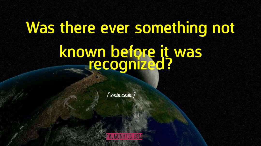 Sorin Cerin Quotes: Was there ever something not