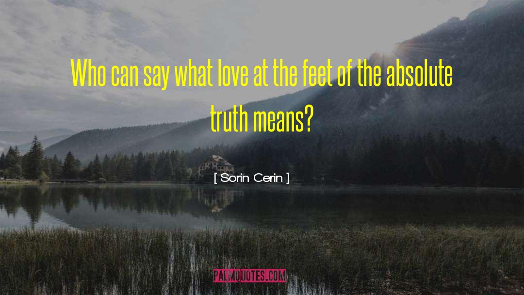 Sorin Cerin Quotes: Who can say what love