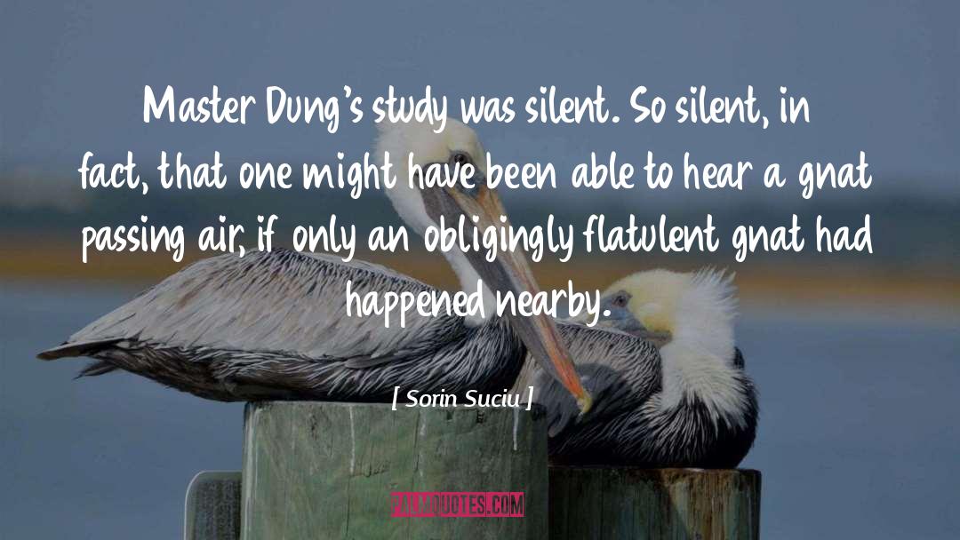 Sorin Suciu Quotes: Master Dung's study was silent.