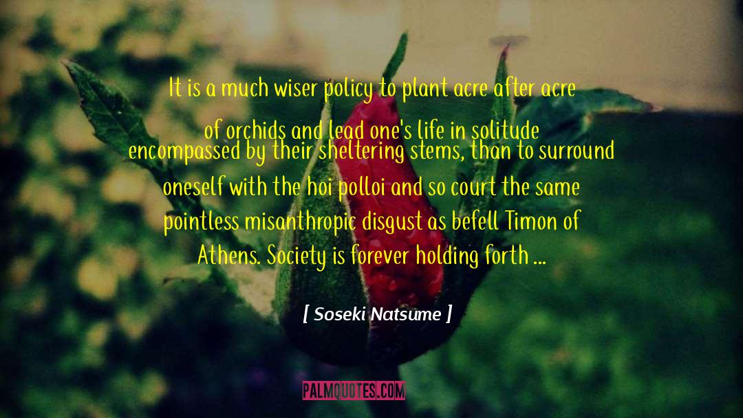 Soseki Natsume Quotes: It is a much wiser