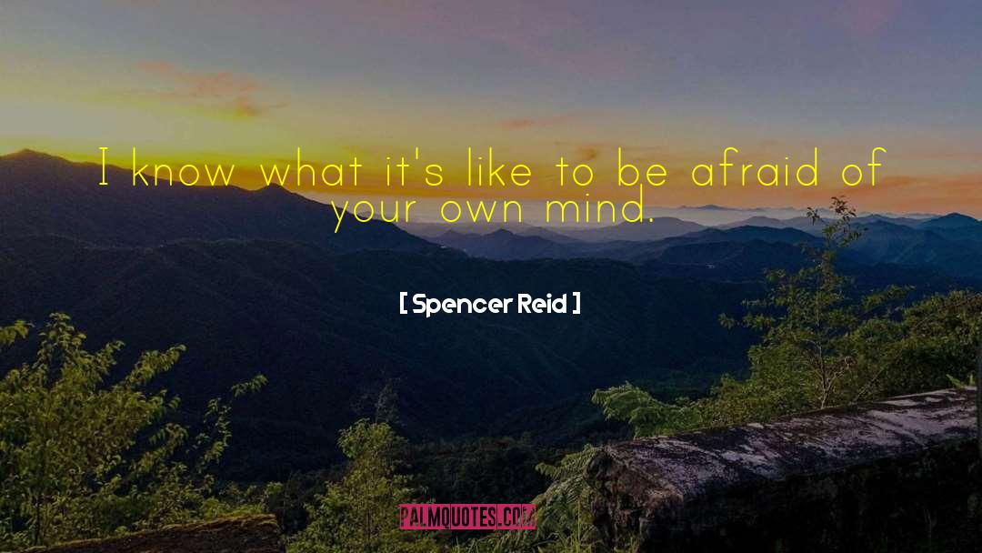 Spencer Reid Quotes: I know what it's like