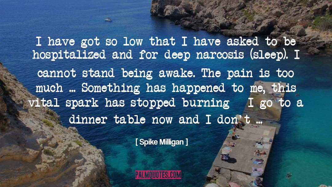 Spike Milligan Quotes: I have got so low