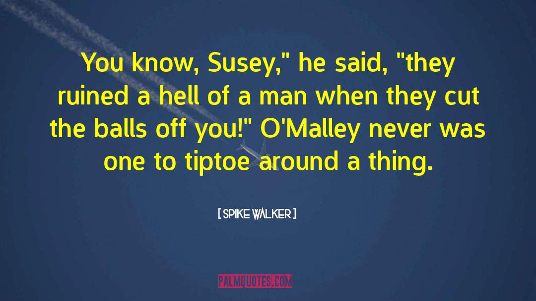 Spike Walker Quotes: You know, Susey,