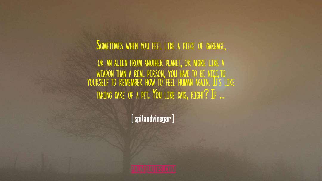 Spitandvinegar Quotes: Sometimes when you feel like