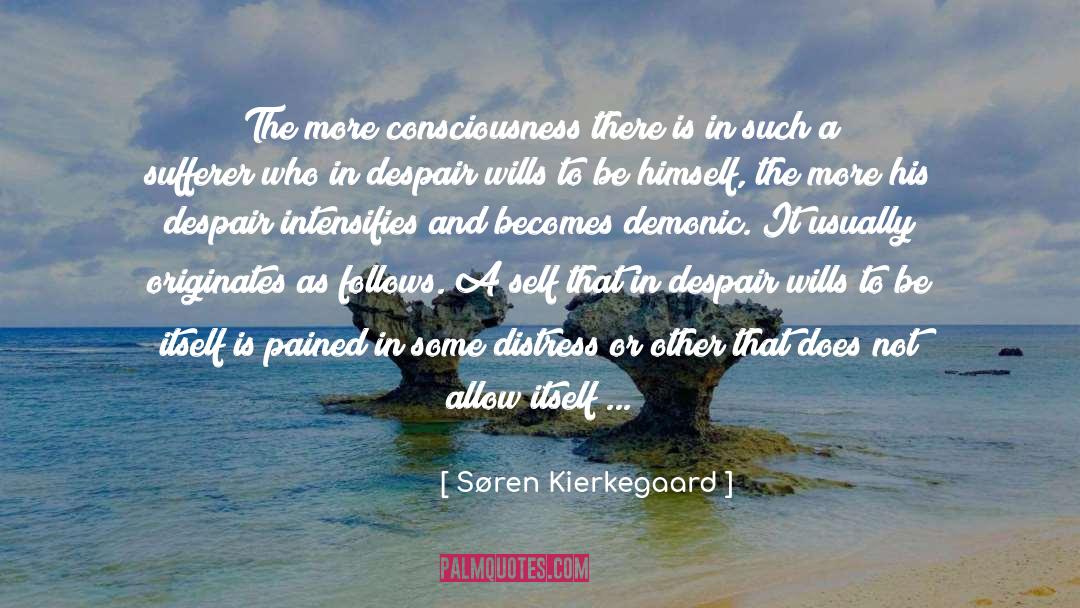 Søren Kierkegaard Quotes: The more consciousness there is