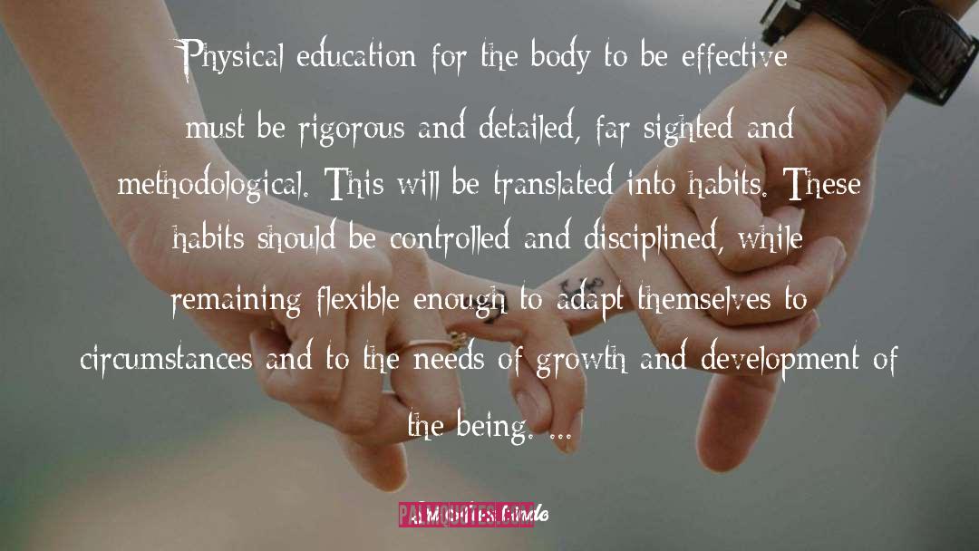 Sri Aurobindo Quotes: Physical education for the body