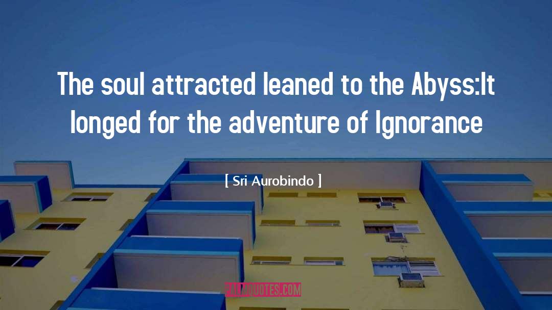 Sri Aurobindo Quotes: The soul attracted leaned to