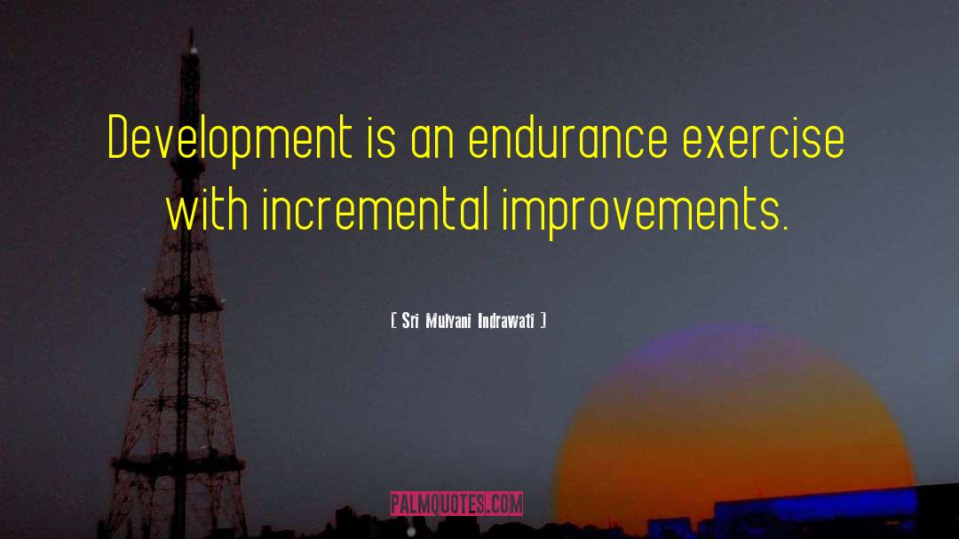 Sri Mulyani Indrawati Quotes: Development is an endurance exercise