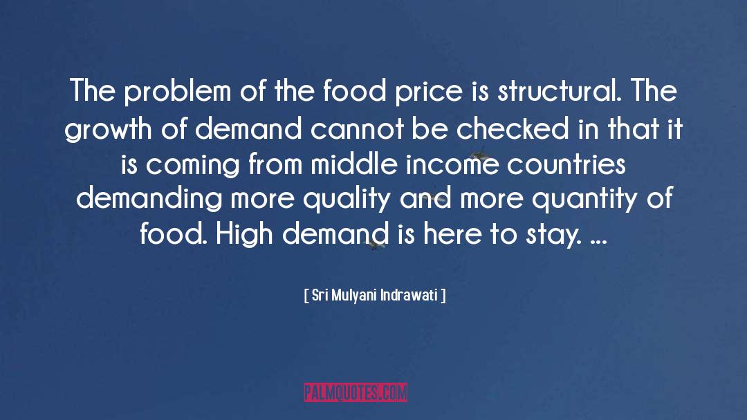 Sri Mulyani Indrawati Quotes: The problem of the food