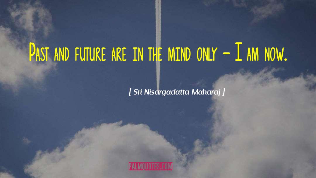 Sri Nisargadatta Maharaj Quotes: Past and future are in