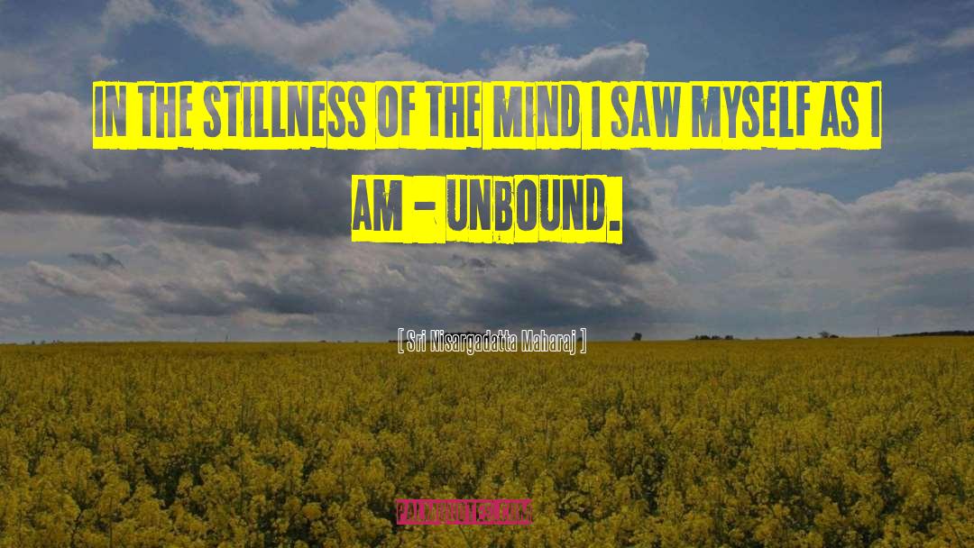 Sri Nisargadatta Maharaj Quotes: In the stillness of the