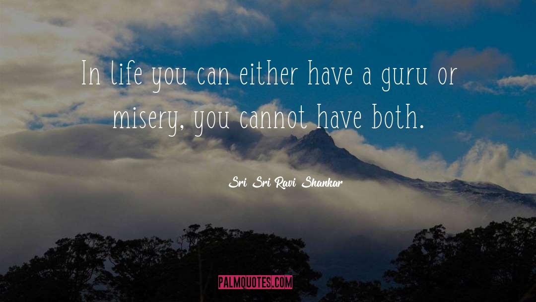 Sri Sri Ravi Shankar Quotes: In life you can either