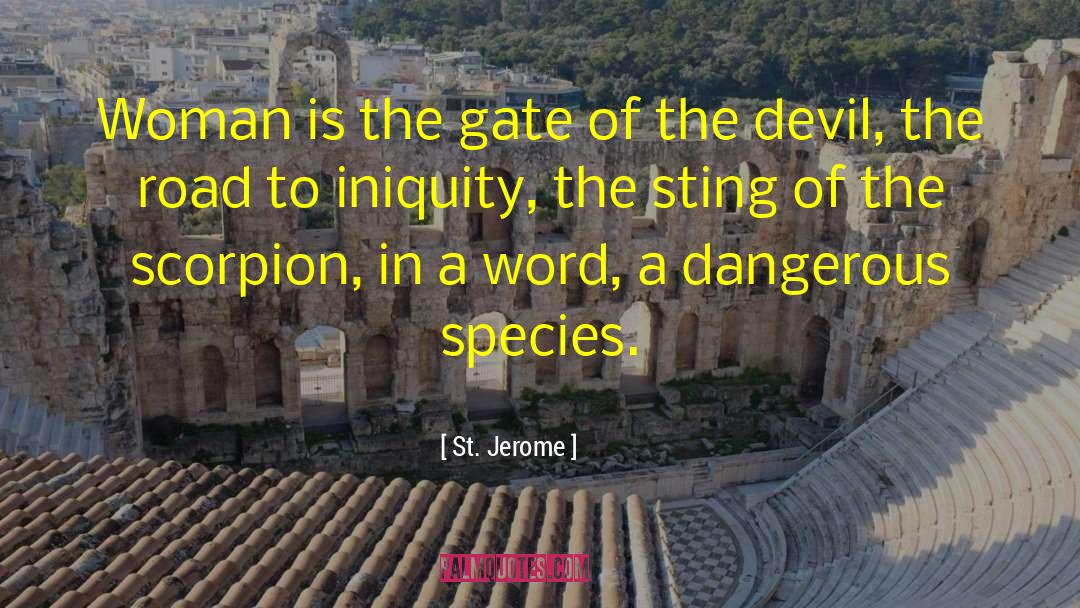 St. Jerome Quotes: Woman is the gate of