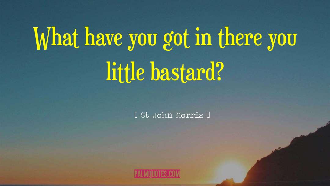 St John Morris Quotes: What have you got in