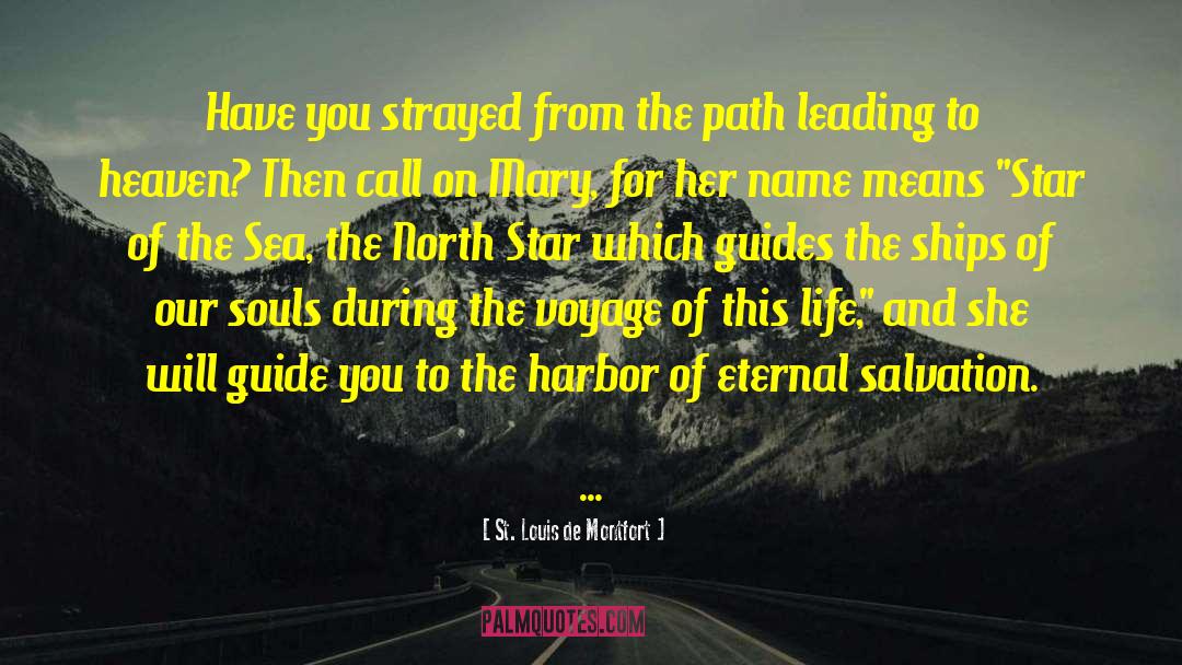 St. Louis De Montfort Quotes: Have you strayed from the