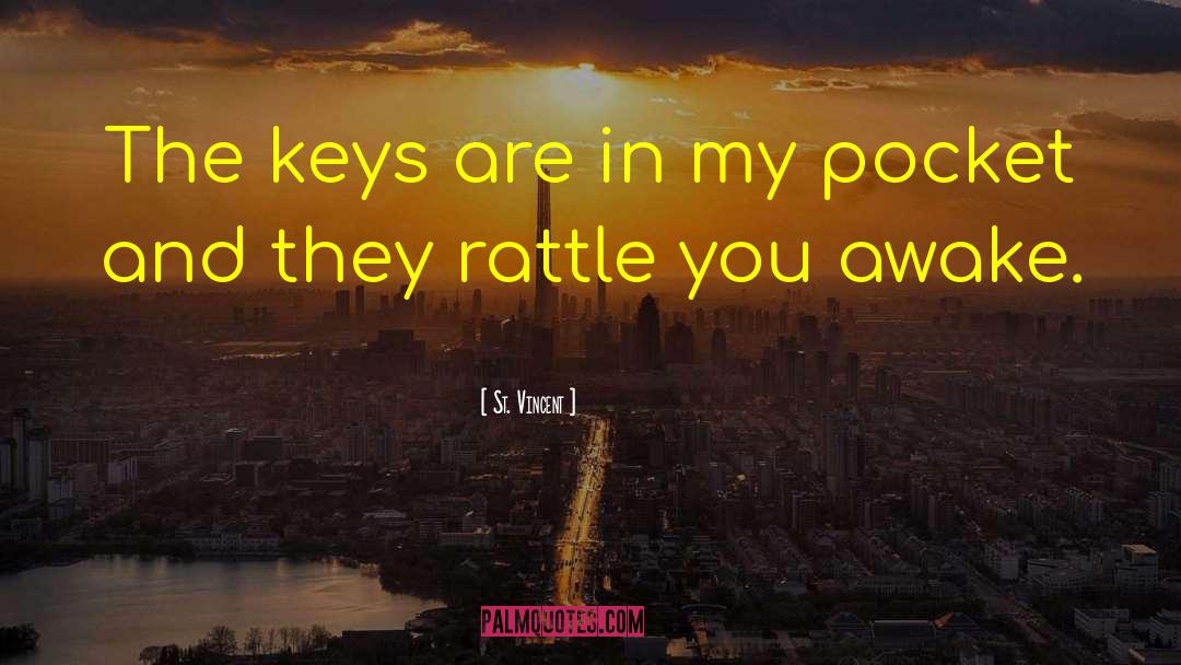 St. Vincent Quotes: The keys are in my