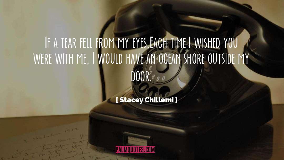 Stacey Chillemi Quotes: If a tear fell from