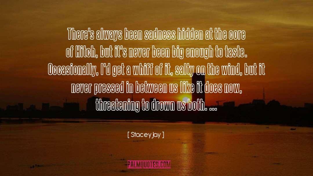 Stacey Jay Quotes: There's always been sadness hidden