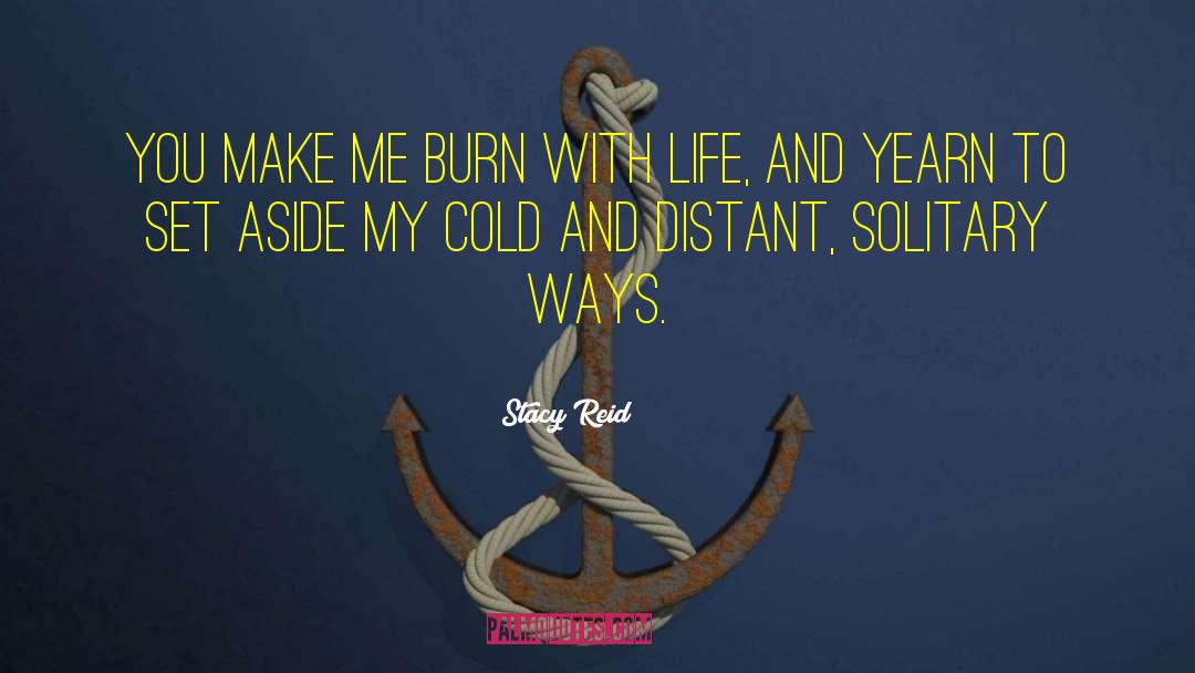 Stacy Reid Quotes: You make me burn with