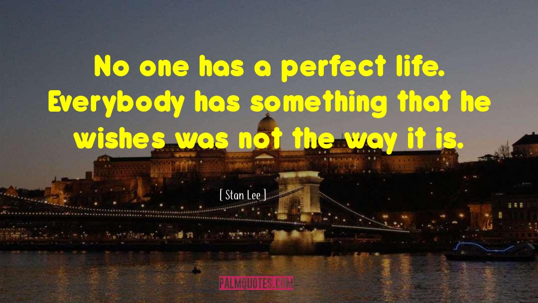 Stan Lee Quotes: No one has a perfect