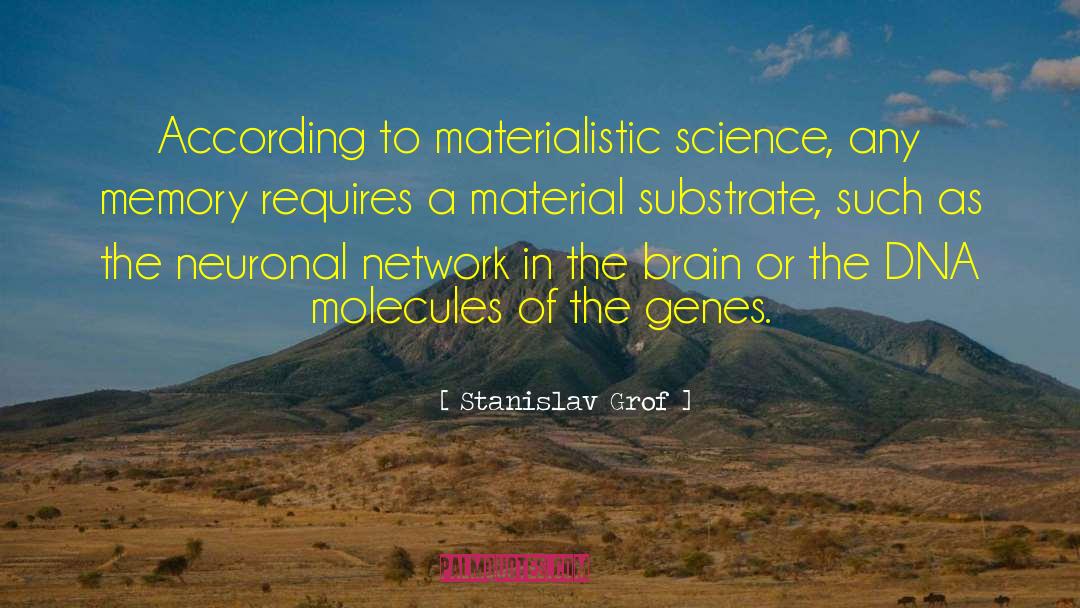 Stanislav Grof Quotes: According to materialistic science, any