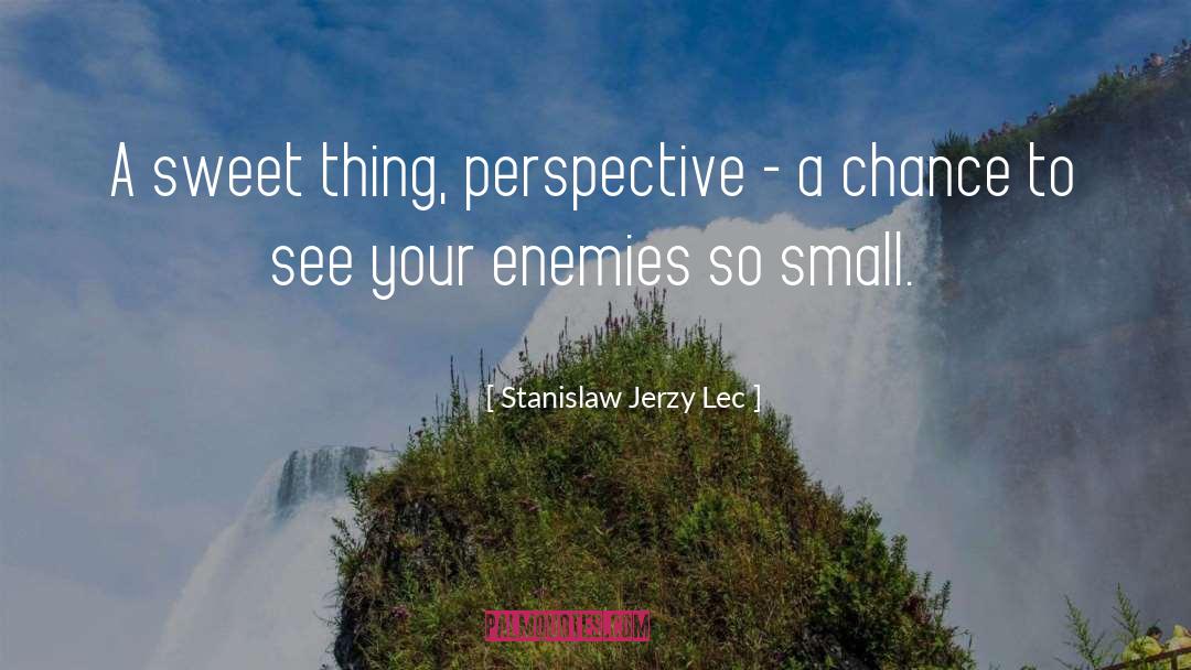 Stanislaw Jerzy Lec Quotes: A sweet thing, perspective -