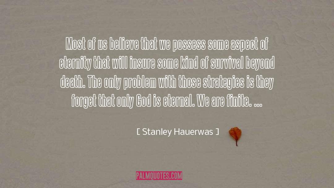 Stanley Hauerwas Quotes: Most of us believe that