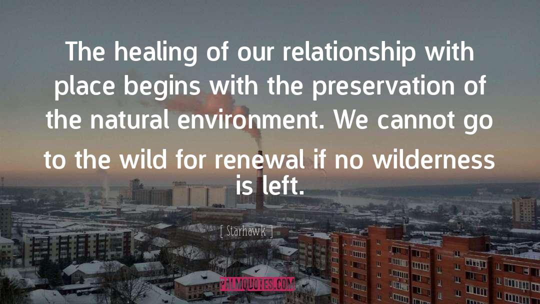 Starhawk Quotes: The healing of our relationship